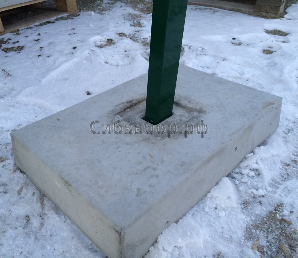 тумба (бетонное основание) для столба 60*40